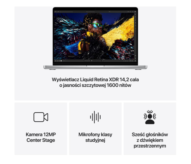 Apple MacBook Pro M4 Pro/24GB/1TB/Mac OS Srebrny 16R GPU - 1292954 - zdjęcie 6